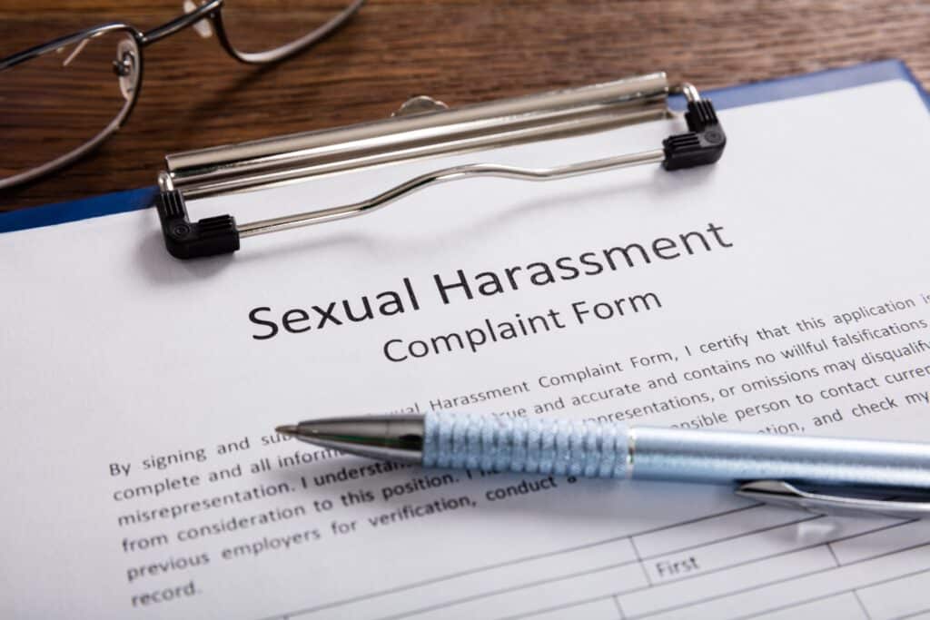 sexual harassment complaint form 