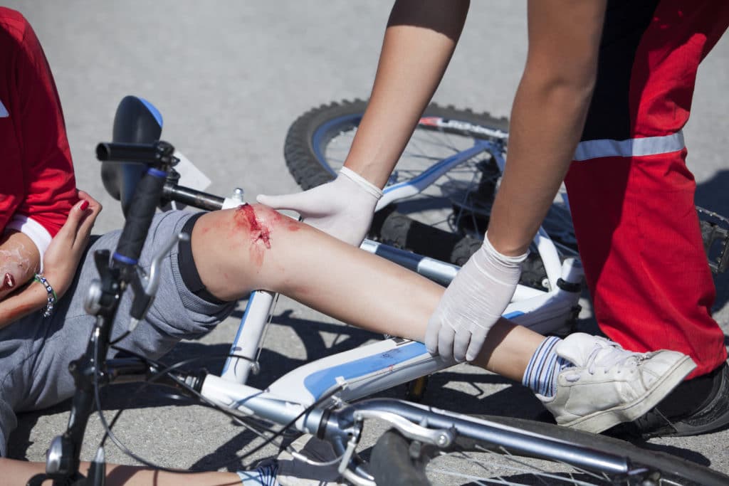 Bike Accident in Bike lane Bronx